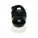Черные кожаные кроссовки на липучках Cesare Paciotti | Фото 4