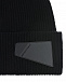 Черная шерстяная шапка с логотипом Emporio Armani | Фото 3
