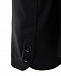 Черный приталенный пиджак с баской Aletta | Фото 6