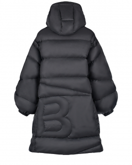 Черное пальто с капюшоном Bacon Черный, арт. BACPICAP290 C0071 | Фото 2