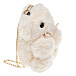 Рюкзак-медвежонок белого цвета, 30x20x15 см Regina | Фото 2