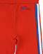 Красные спортивные брюки с разноцветными лампасами  | Фото 5