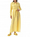 Светло-желтое платье с накладными карманами Forte dei Marmi Couture | Фото 2