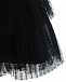 Черно-белое платье с пышной многоярусной юбкой Aletta | Фото 4