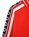 Красная спортивная куртка с лампасами GUCCI | Фото 3