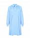 Голубое приталенное платье Audrey Pietro Brunelli | Фото 5