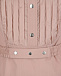 Розовое платье с поясом на кнопках Moncler | Фото 3