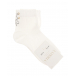 Белые носки со шнуровкой из страз La Perla | Фото 1