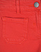 Красные шорты с накладными карманами Stella McCartney | Фото 4
