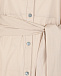 Платье-рубашка песочного цвета Pietro Brunelli | Фото 7