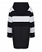 Платье-худи в черно-белую полоску Moncler | Фото 2