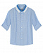 Комплект: голубая рубашка и белые шорты Baby A | Фото 2