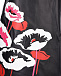 Кожаная юбка с цветочными аппликациями  | Фото 3
