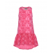 Розовое платье с логотипом Moschino | Фото 1