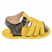 Желтые пинетки-сандалии из кожи Fendi | Фото 2