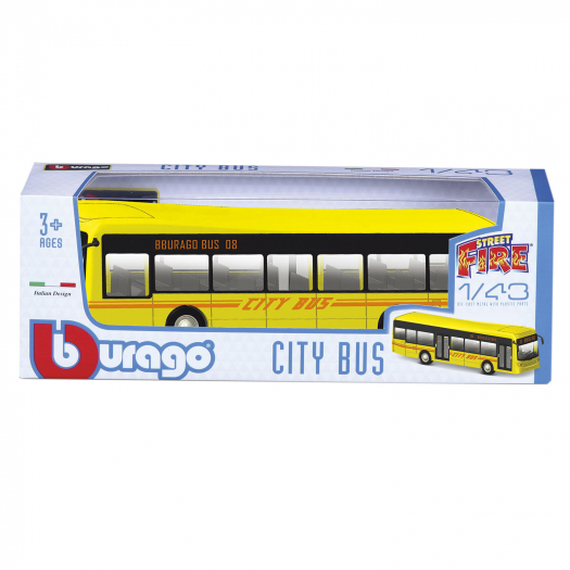 Автобус City Bus 19 см Bburago | Фото 1