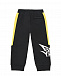 Черные спортивные брюки с желтыми вставками  | Фото 3