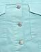 Укороченная джинсовая куртка, голубая Mo5ch1no Jeans | Фото 6
