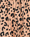 Бежевые брюки с леопардовым принтом Dan Maralex | Фото 8