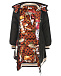 Коричневое пальто с аппликациями Dolce&Gabbana | Фото 3