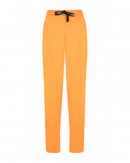 Оранжевые джоггеры с лампасами 5 Preview Оранжевый, арт. 5PWAW22051 ELECTRIC ORANGE | Фото 1