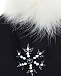 Шапка из шерсти с декоративными снежинками Regina | Фото 3