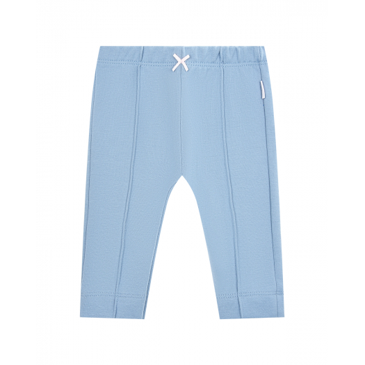 Базовые голубые брюки Sanetta Kidswear | Фото 1