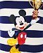 Платье в полоску с принтом &quot;Mickey Mouse&quot; Monnalisa | Фото 3