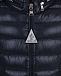Черная куртка с серебристым капюшоном Moncler | Фото 3