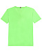 Зеленая футболка с синим логотипом Tommy Hilfiger | Фото 2
