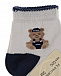 Серые носки с декором &quot;медвежонок&quot; Story Loris | Фото 2