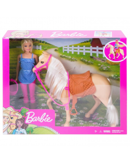 Кукла Barbie® и лошадь  , арт. FXH13 | Фото 2