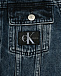 Джинсовый жилет с лого, синий Calvin Klein | Фото 3