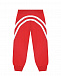 Красные спортивные брюки с полосками Monnalisa | Фото 2