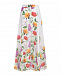 Белая юбка макси с цветочным принтом Charo Ruiz | Фото 5
