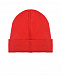 Красная шапка с черно-белым логотипом  | Фото 2