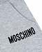 Серый спортивный костюм с отделкой в полоску Moschino | Фото 6