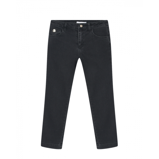 Черные зауженные джинсы Roberto Cavalli | Фото 1
