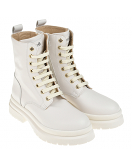 Высокие белые ботинки Morelli Белый, арт. M4A5-51915-1251 529 | Фото 1