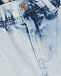 Голубые джинсы с поясом на резинке  | Фото 5