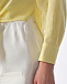 Желтая рубашка со стразами и завязкой Forte dei Marmi Couture | Фото 7