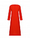 Шелковое платье с вырезом на груди, красное Dorothee Schumacher | Фото 3