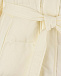 Белая куртка с меховой отделкой Yves Salomon | Фото 11