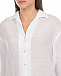 Белая рубашка свободного кроя 120% Lino | Фото 7