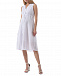 Белое платье с кулиской на талии Pietro Brunelli | Фото 3