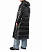 Стеганое двусторонне пальто, черное Yves Salomon | Фото 5