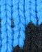 Синяя шапка с черным лого MM6 Maison Margiela | Фото 4