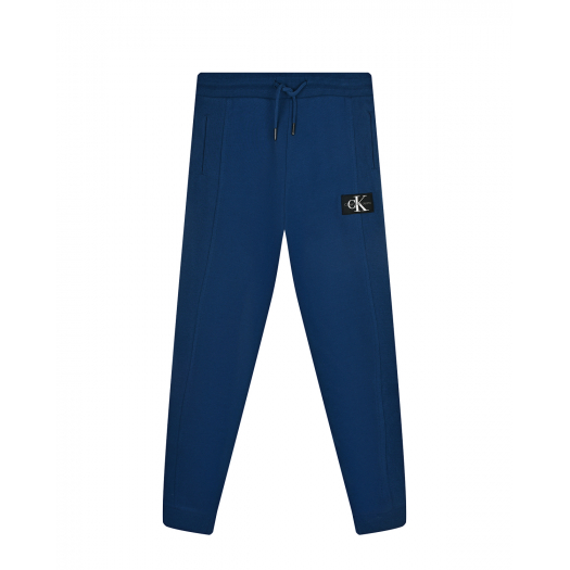 Синие спортивные брюки Calvin Klein | Фото 1