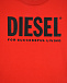 Красная футболка с черным логотипом Diesel | Фото 3