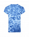Синяя футболка с эффектом tie-dye Forte dei Marmi Couture | Фото 5